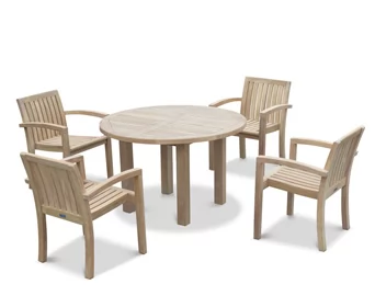 Teak Chairs Match Table Garden Furniture