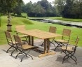 Belgrave 6 Seat Pedestal Table 1.8m & Bistro Chairs