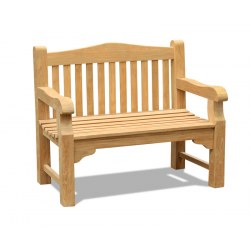 Buckingham Teak Garden Bench - 1.2m