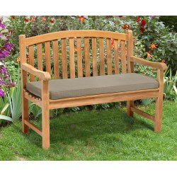 Clivedon 2 Seater Garden Bench, Teak – 1.2m