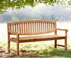 Ascot 4 Seater Teak Garden Bench – 1.8m