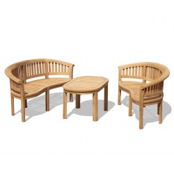 Deluxe Teak Coffee Table Set 2