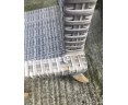 St. Tropez Grey Marble Stacking Chair - Used: Good