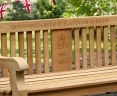 Balmoral Teak Queen's Platinum Jubilee Commemorative Bench - 1.8m