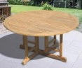 Berrington Circular Teak Garden Table