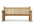 1.8m teak park bench