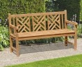 Princeton Chippendale Decorative Garden Bench – 1.5m