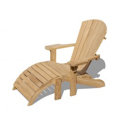 Bear Chair, Teak Wood Adirondack Chair