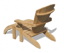 Adirondack wooden chair