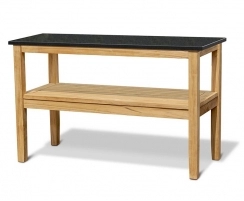 Aria Outdoor Buffet Table, Teak Garden Console Table - 1.4m