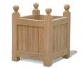 Set of 3 Wooden Outdoor Planters, Versailles Planters – S, L & XL