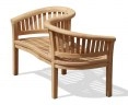 Garden Loveseat, Teak Kissing Bench