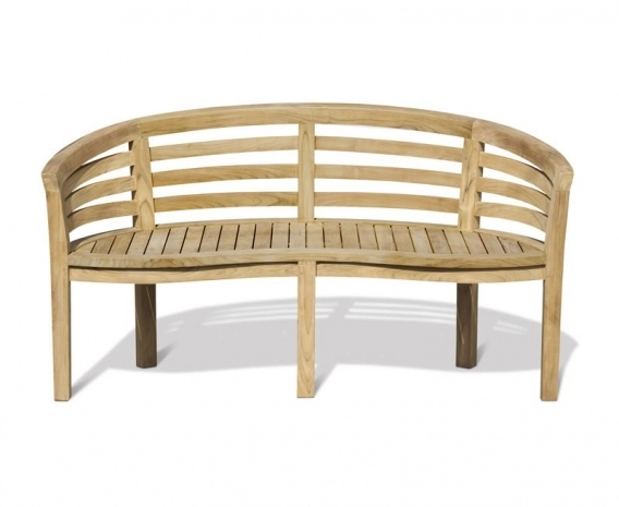 Kensington Teak Banana Garden Bench