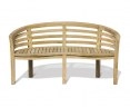 Kensington Teak Banana Garden Bench