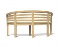 Kensington Teak Banana Garden Bench