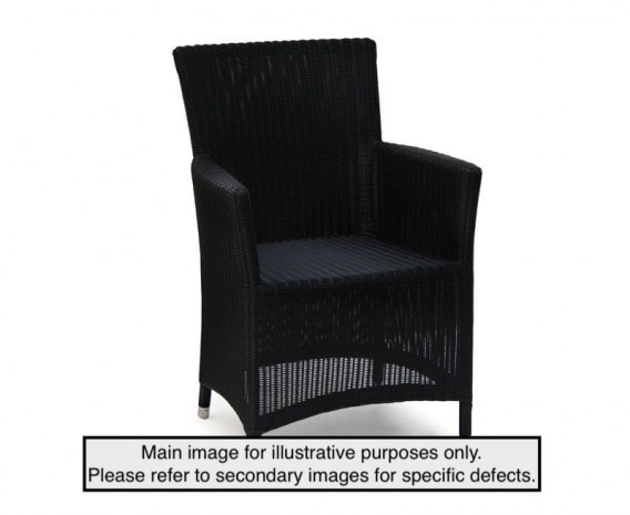 Black Riviera Armchair - Used: Acceptable