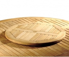 Wooden Lazy Susan, Extra-large – 0.8m