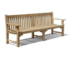 Taverners Large Outdoor Bench - 2.4m