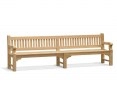 Braemar Heavy Duty Teak Garden Bench - 3m