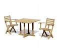 Canfield Square 1m Dining Set with 2 Suffolk Chairs