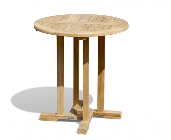 Canfield Teak Circular Garden Table – 0.7m