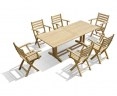 Belgrave 2m table with 6 Suffolk Armchairs Dining Set
