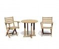 Canfield 80cm 2 Seater Dining Set with Suffolk Chairs