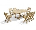 Brompton Extending 1.2m - 1.8m Table with 6 Suffolk Chairs Set