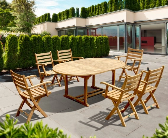 Brompton Extending 1.2m - 1.8m Table with 6 Suffolk Chairs Set