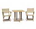 Canfield Square 0.8m Table with 2 Suffolk Chairs Dining Set