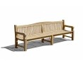 Buckingham Large Teak Garden Bench - 3m