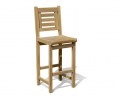 Canfield Teak Garden Bar Chair