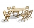 Brompton Large Extending Table with 6 Suffolk Chairs Dining Set