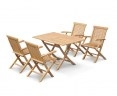 4 Seater Folding Garden Dining Set