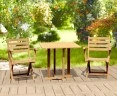 Canfield Square 0.8m Table with 2 Suffolk Chairs Dining Set