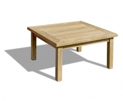Balmoral Teak Coffee Table, Square - 90cm