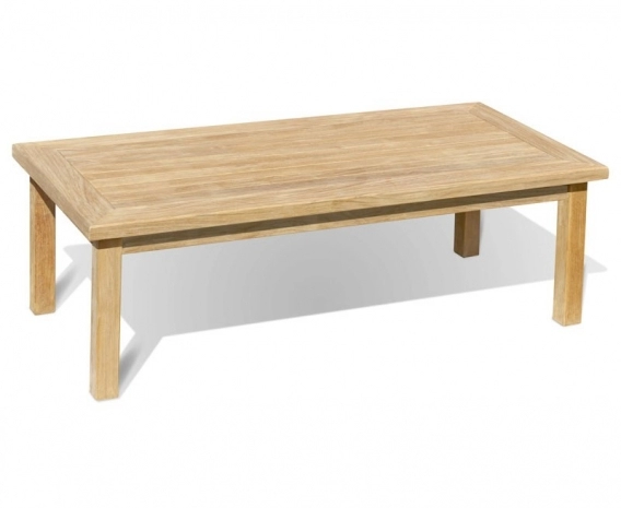 Balmoral Teak Coffee Table, Rectangular - 1.5m x 0.7m