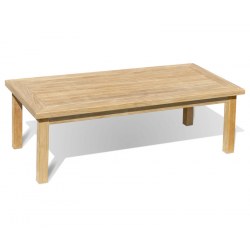 Balmoral Teak Coffee Table, Rectangular - 1.5m x 0.7m
