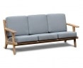 Eero Mid-Century Deep Seated Teak Garden Set with Footstool - 5 Seater