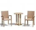 Canfield Round 60cm Table with 2 St. Tropez Armchairs