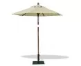 Natural 2m Hexagonal Parasol - Used: Good