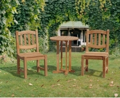 Canfield Round 60cm Table with 2 Ascot Chairs