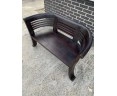 Kensington 1.5m Dark Bench with Ecru Cushion - Used: Good