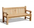 Balmoral Teak Queen Elizabeth II Commemorative Bench - 1.8m