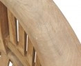 Deluxe Rustic Teak Banana Bench