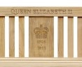 Balmoral Teak Queen Elizabeth II Commemorative Bench - 1.8m