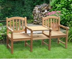 Ascot Vista Teak Companion Seat