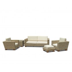 Water Hyacinth Conservatory 5-piece Sofa Set