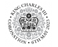 King Charles III Coronation Bench, Coronation Emblem, Teak - Balmoral 1.8m