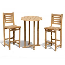 Canfield 2 Seater Outdoor Bar Set